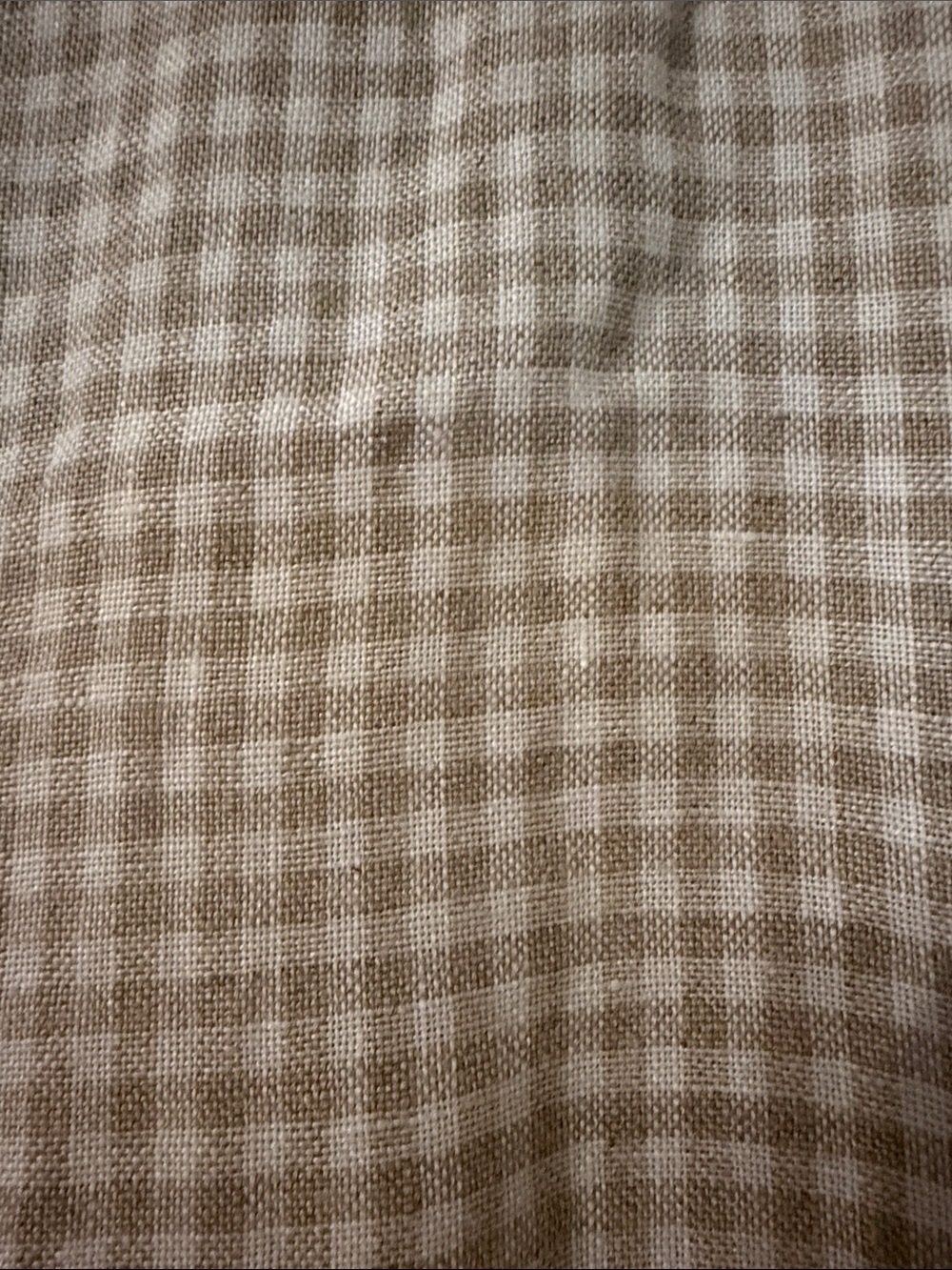 notPERFECTLINEN MAMA natural/Beige check Sleeveless Tiered Dress for women - Picture 3 of 5